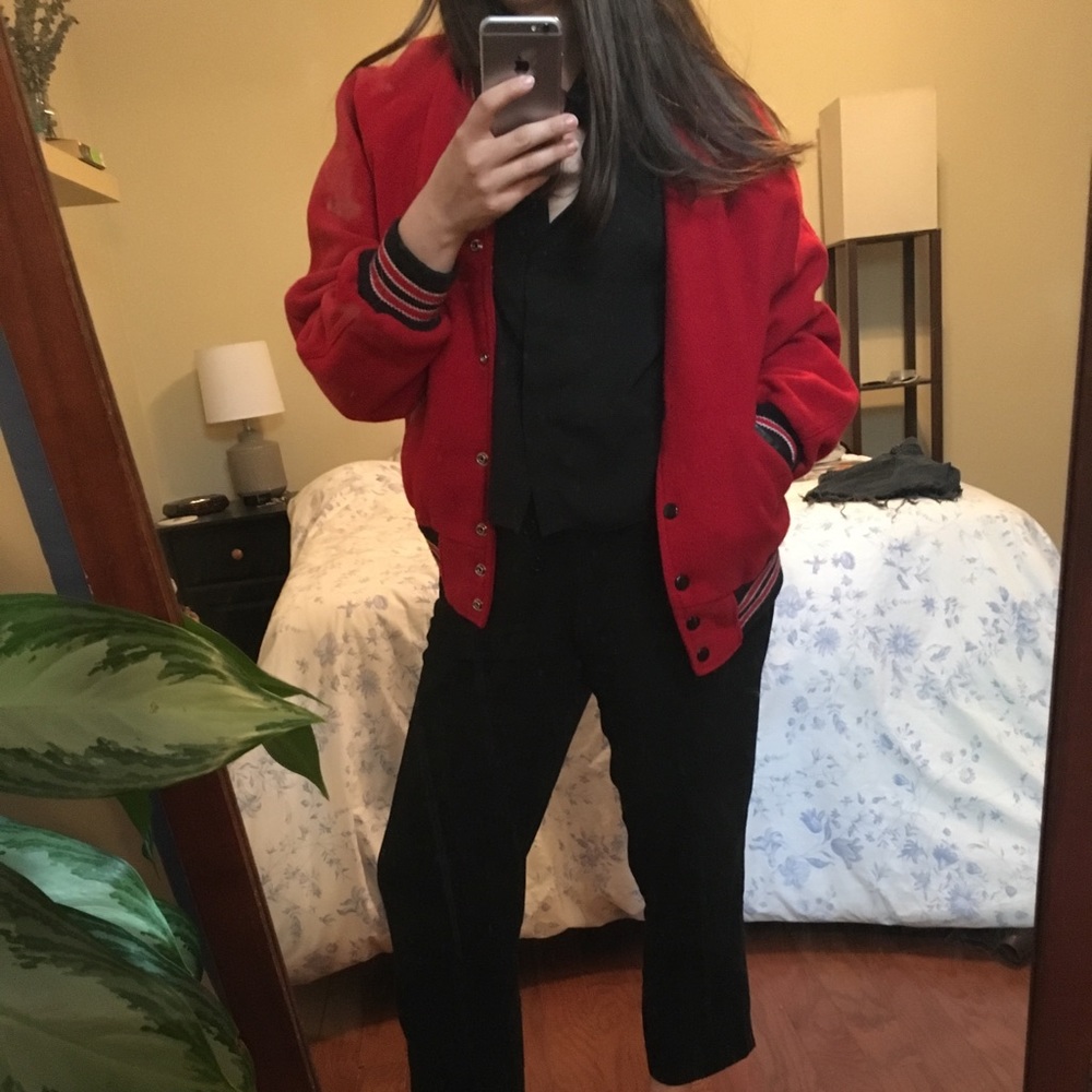 Retro Letterman Jacket - image 1